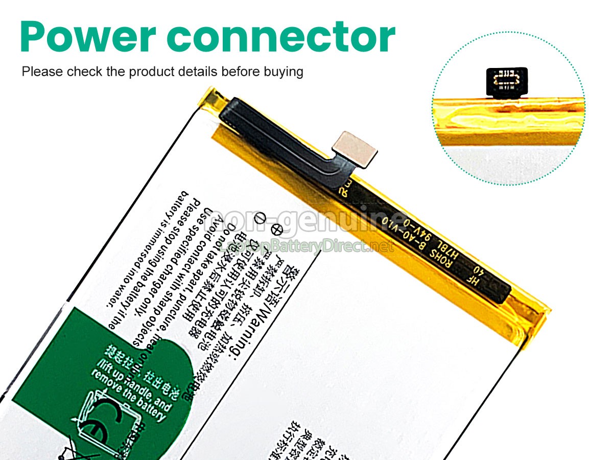 replacement Vivo B-A0 battery