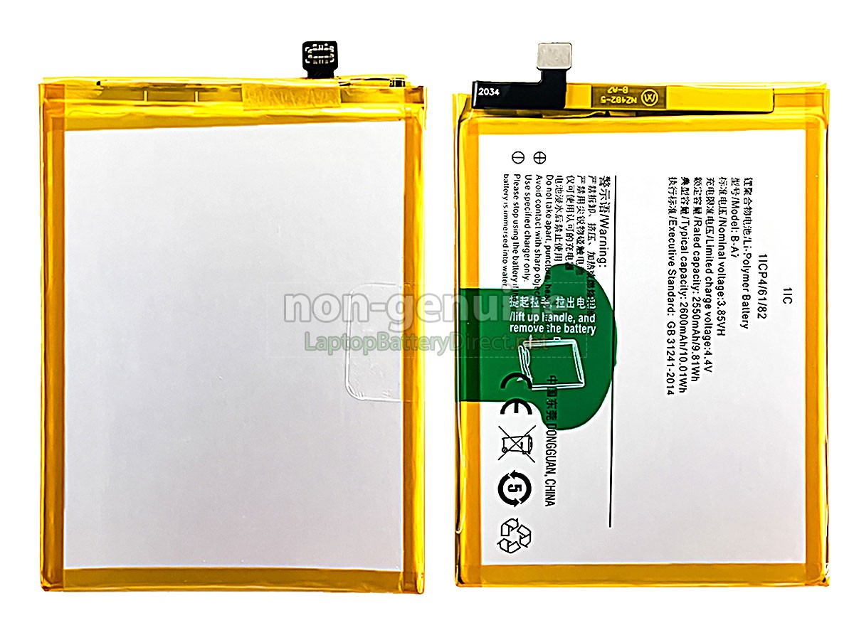 replacement Vivo B-A7 battery