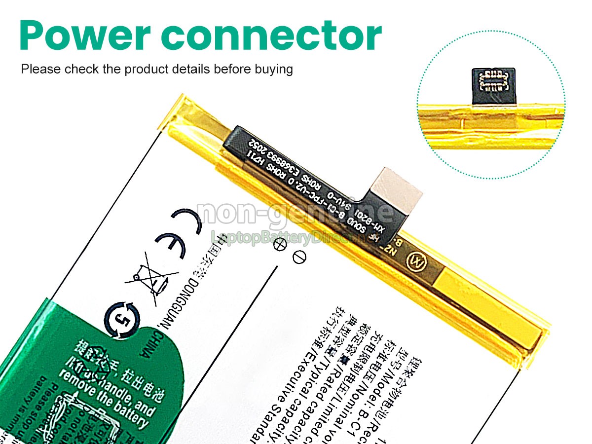 replacement Vivo Y53 battery