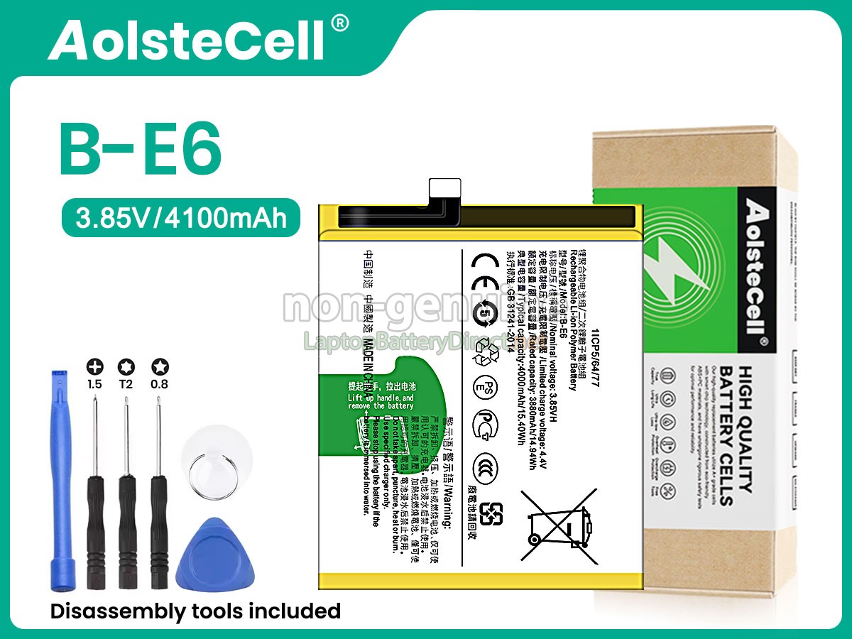 replacement Vivo B-E6 battery