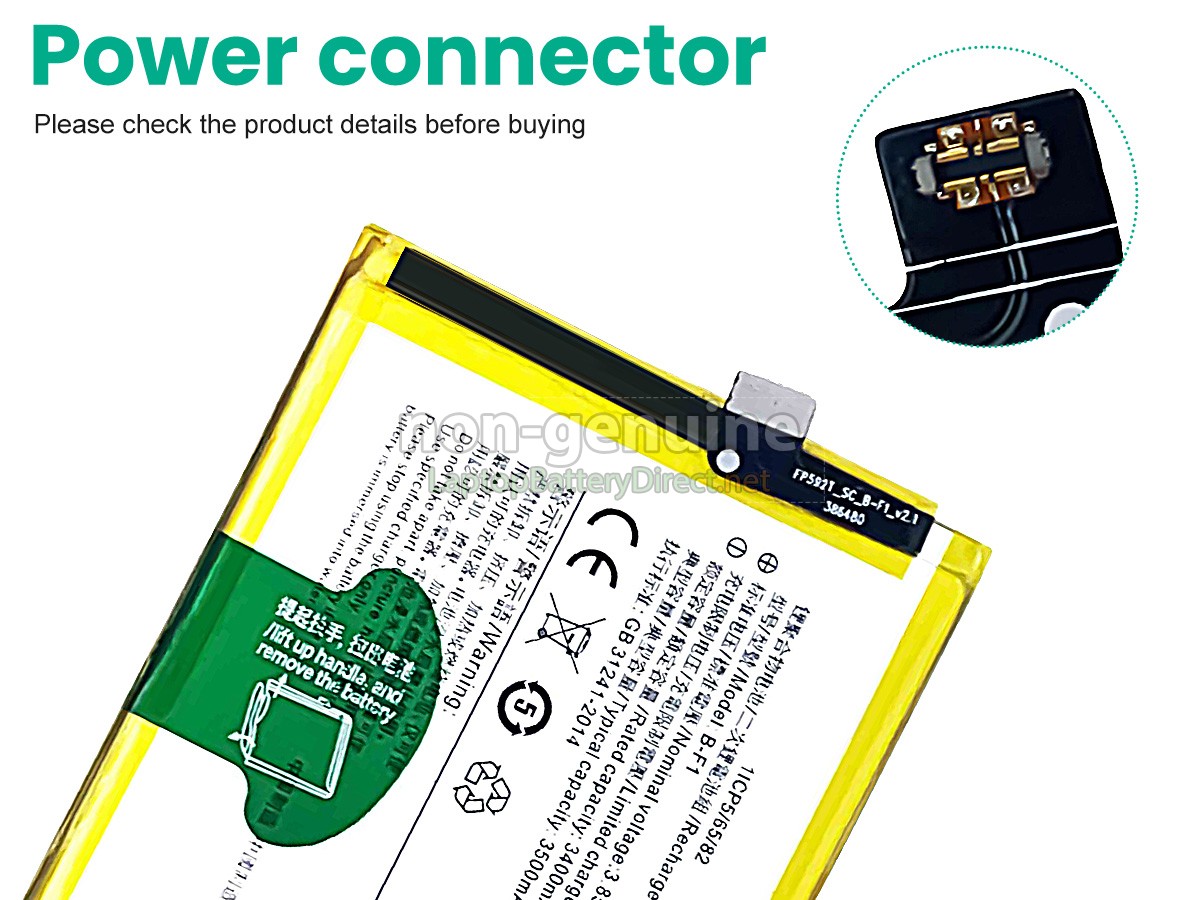 replacement Vivo B-F1 battery