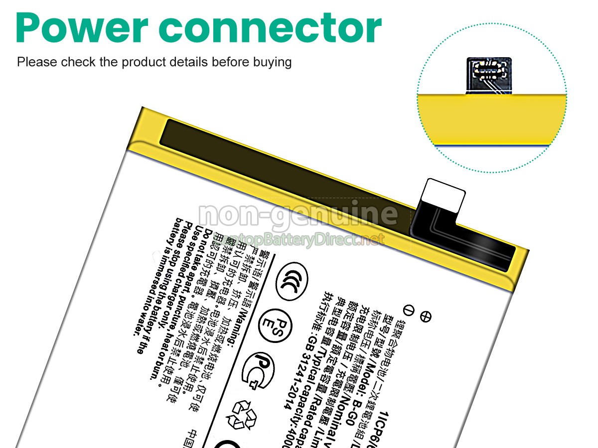 replacement Vivo B-G0 battery