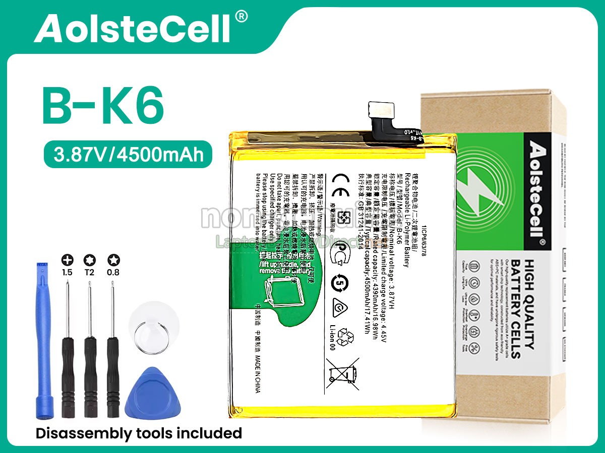 replacement Vivo B-K6 battery