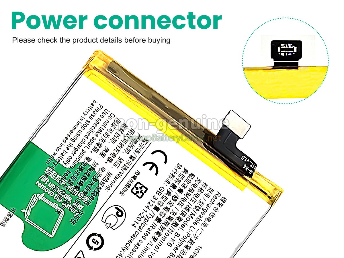 replacement Vivo B-K6 battery