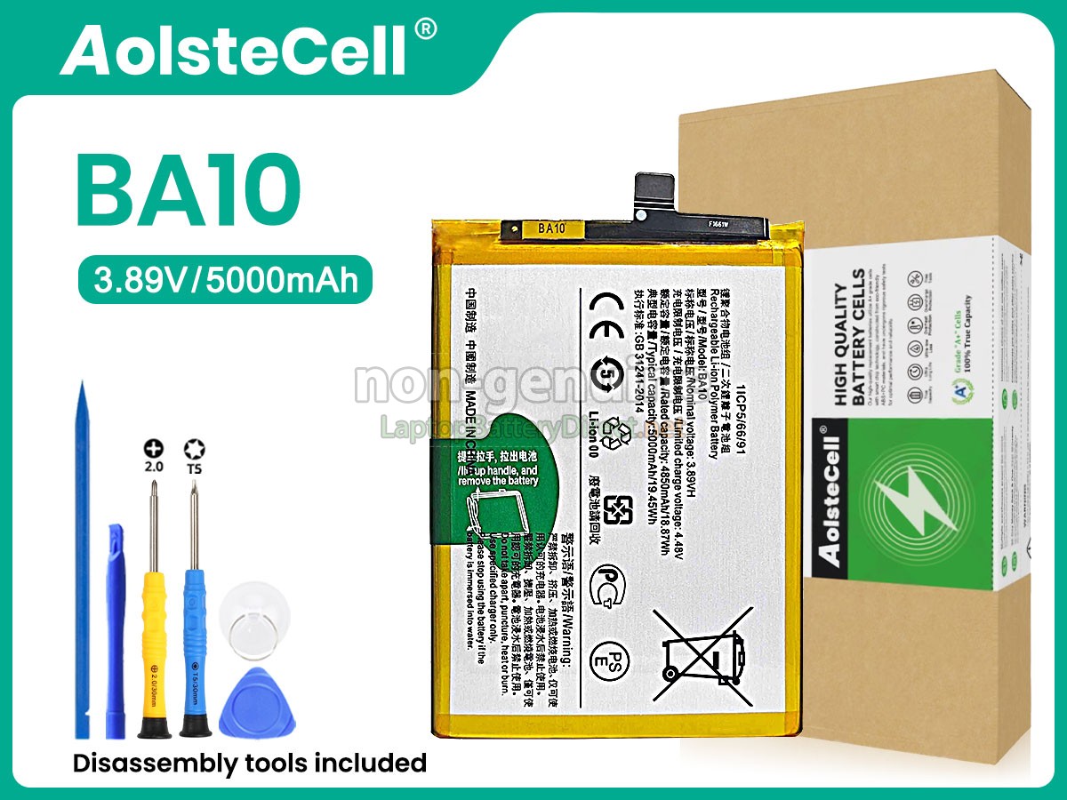 replacement Vivo BA10 battery