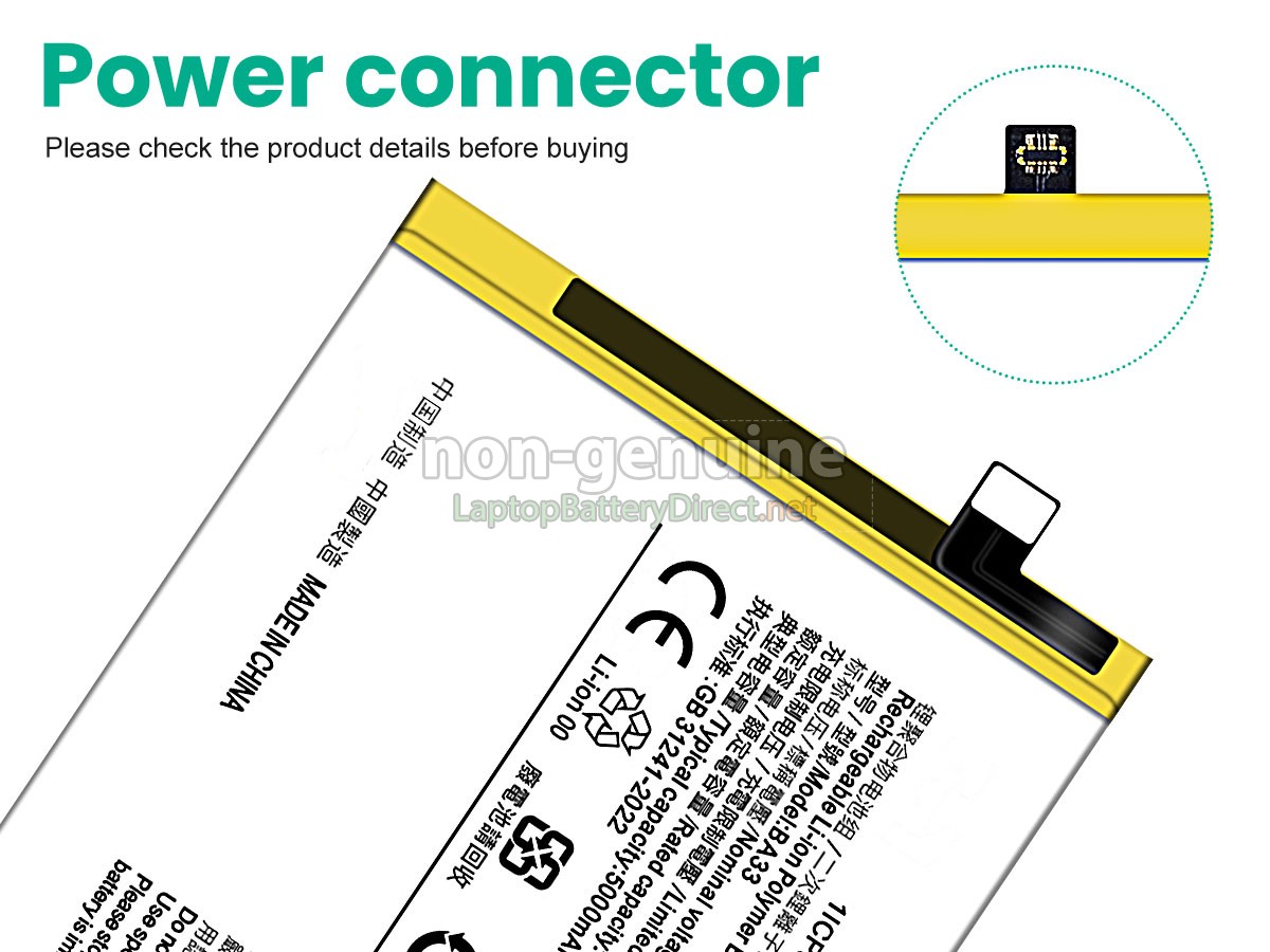 replacement Vivo Y03 4G battery