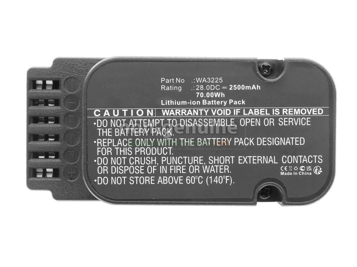 replacement Worx WG792E.1 battery