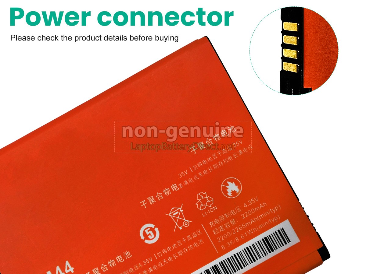 replacement XiaoMi 2014818 battery