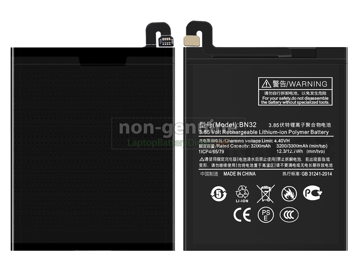 replacement XiaoMi BN32 battery