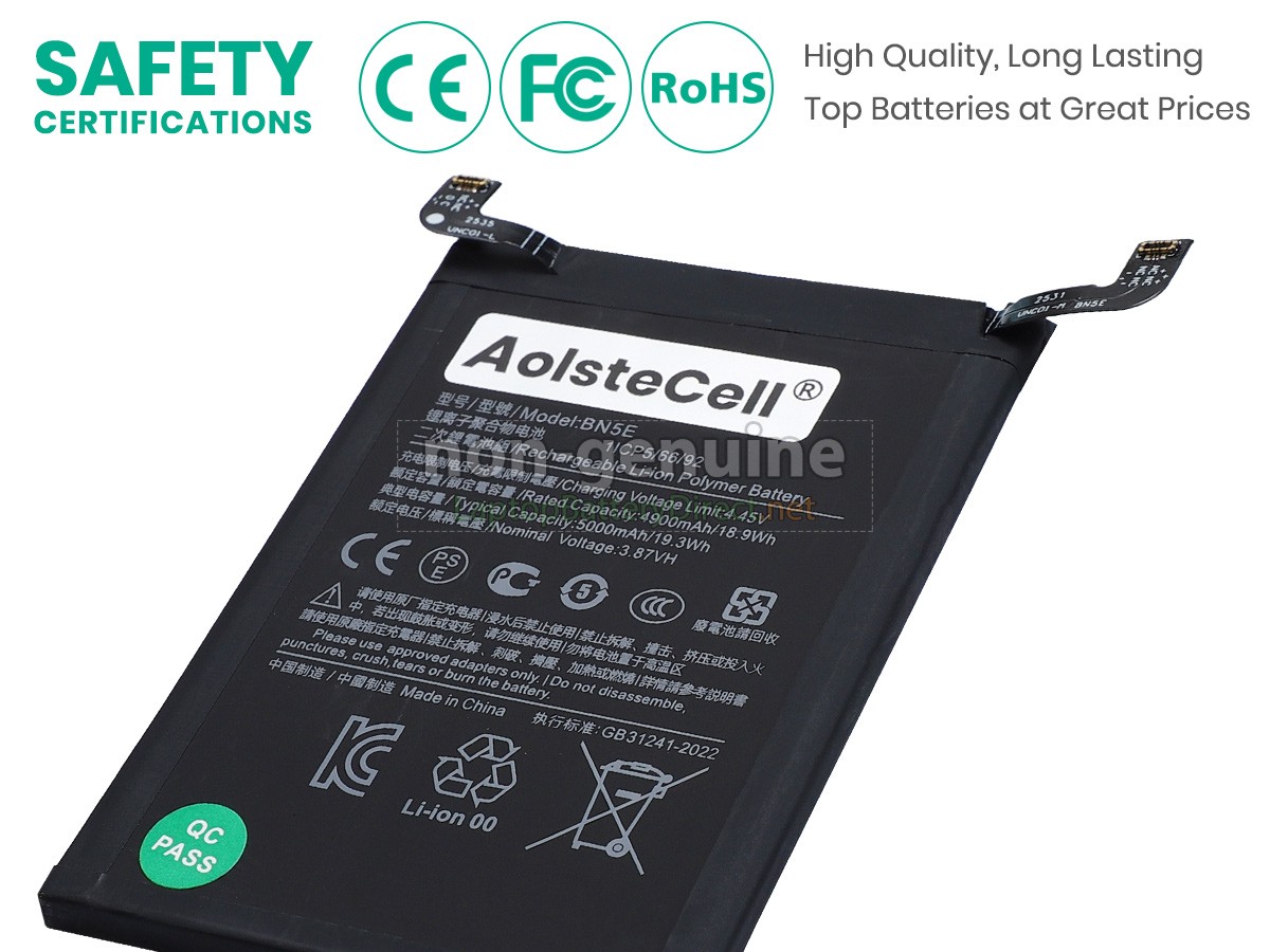 replacement XiaoMi REDMI NOTE 11 PRO 5G battery