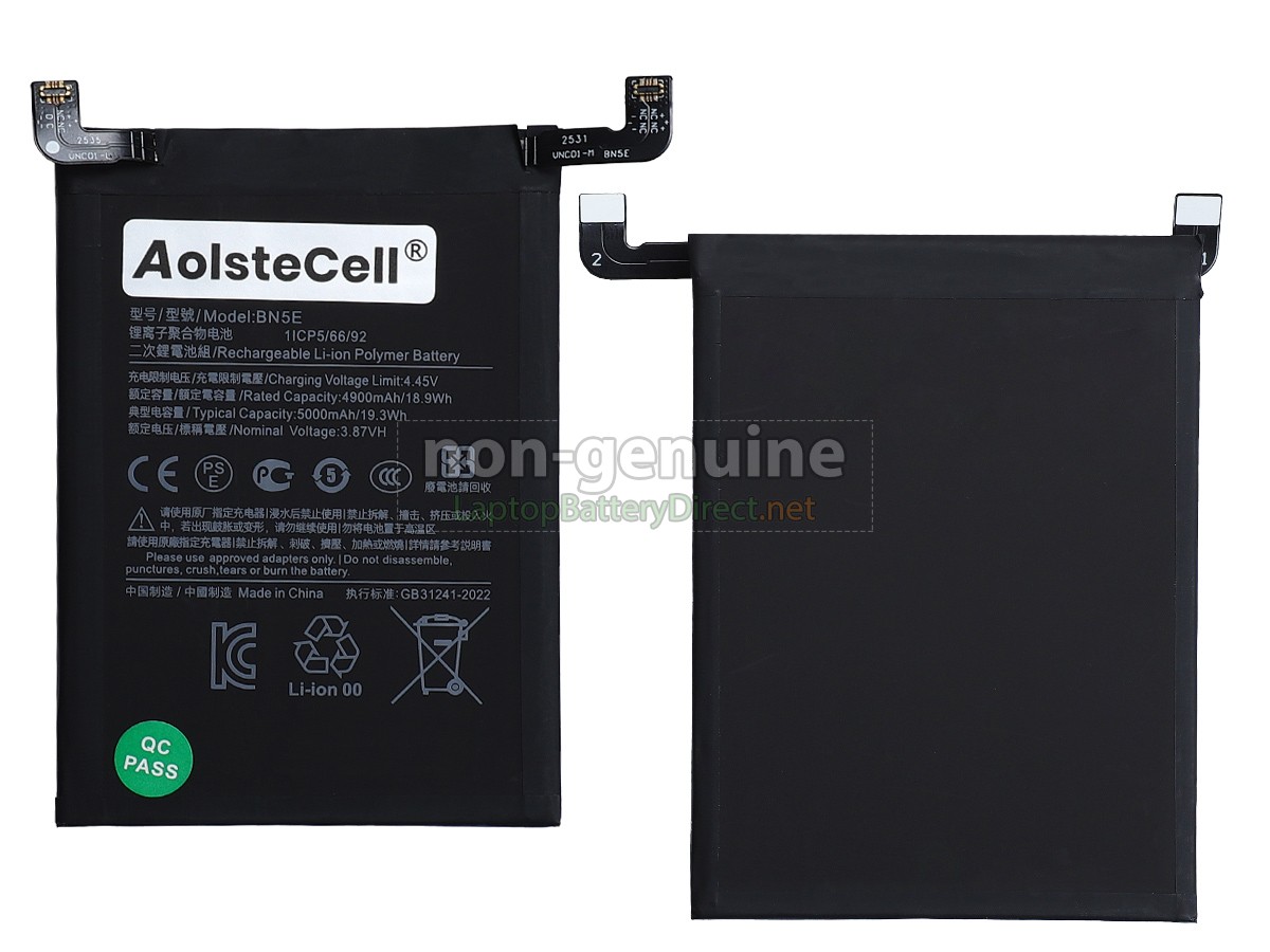 replacement XiaoMi REDMI NOTE 11 PRO 5G battery