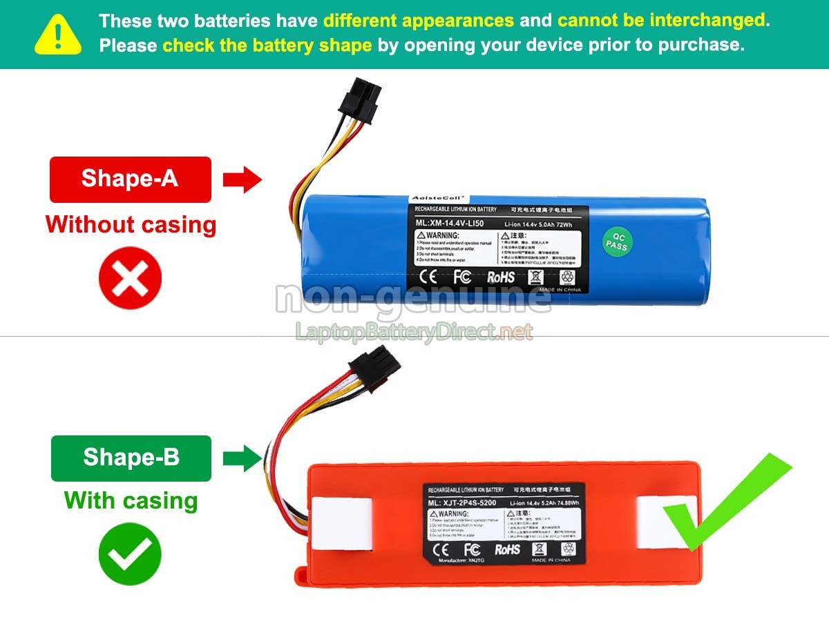 replacement XiaoMi MOP 2 PRO+ battery