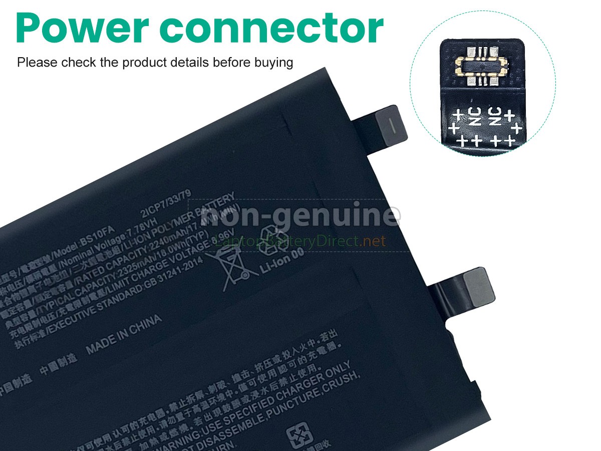 replacement XiaoMi BS10FA battery