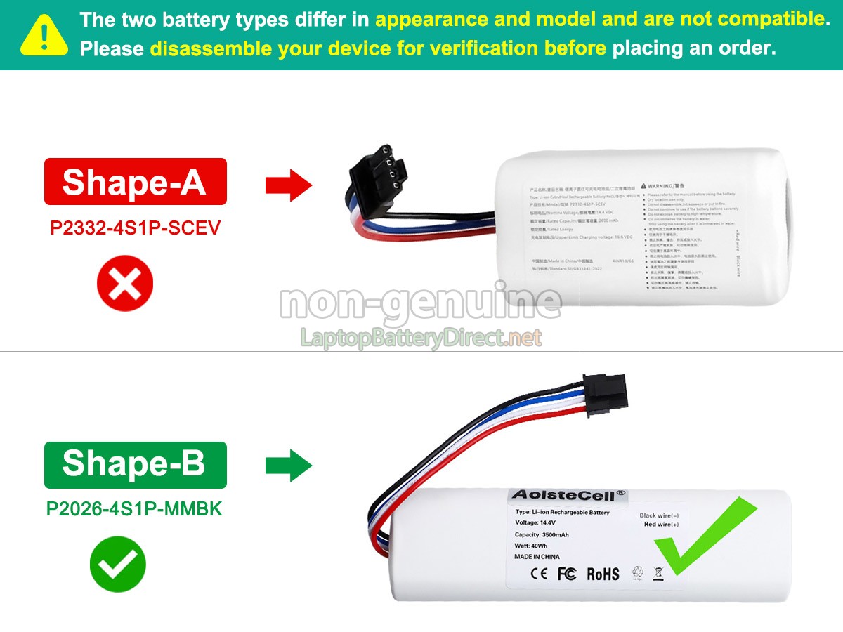 replacement XiaoMi S20 battery