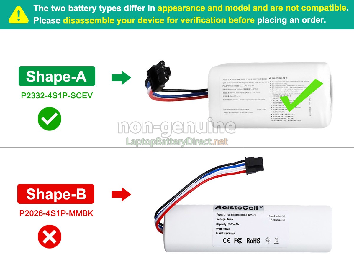 replacement XiaoMi S20 battery