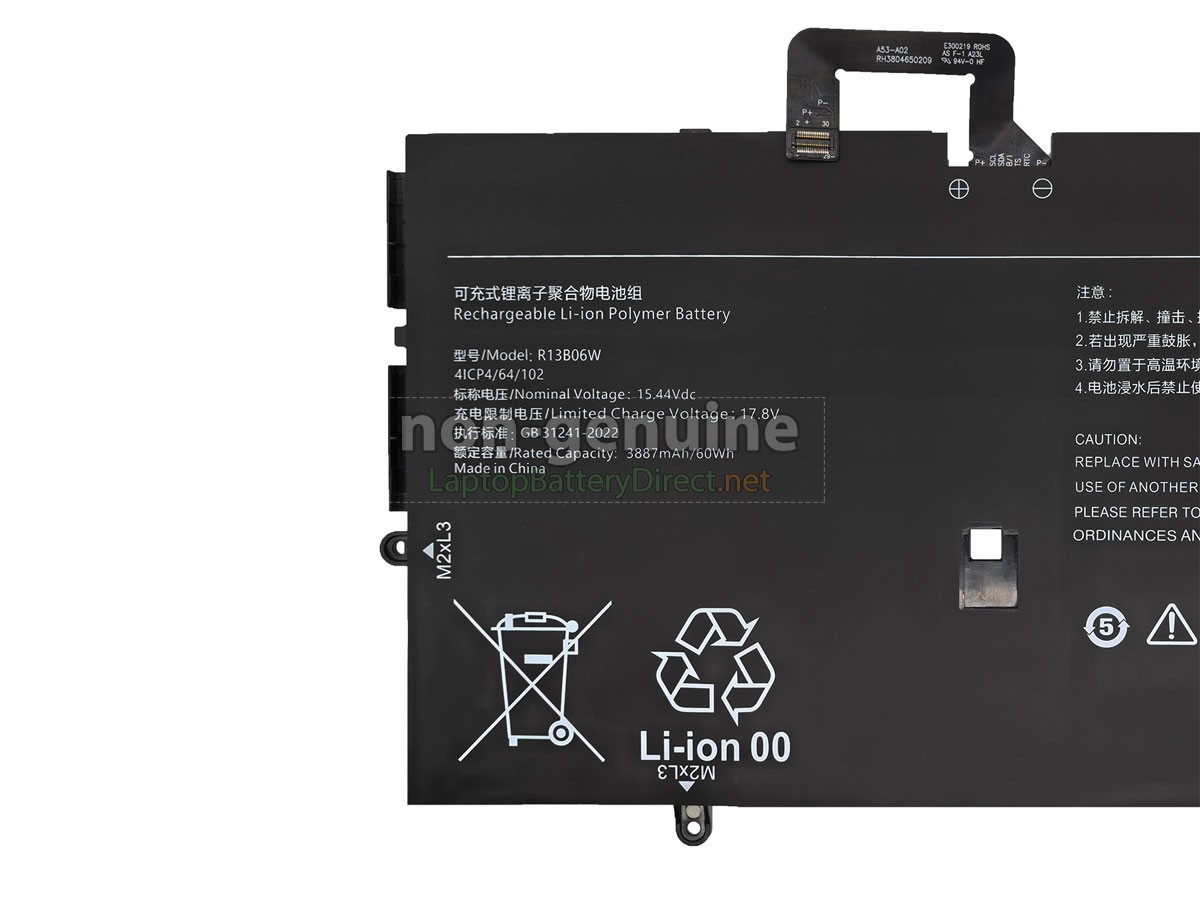 replacement XiaoMi AIR13 MIF2209-AB battery