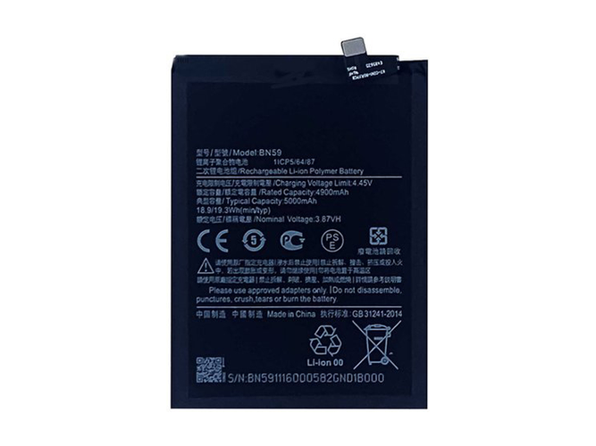 Replacement Battery for XiaoMi Note 10 4G laptop