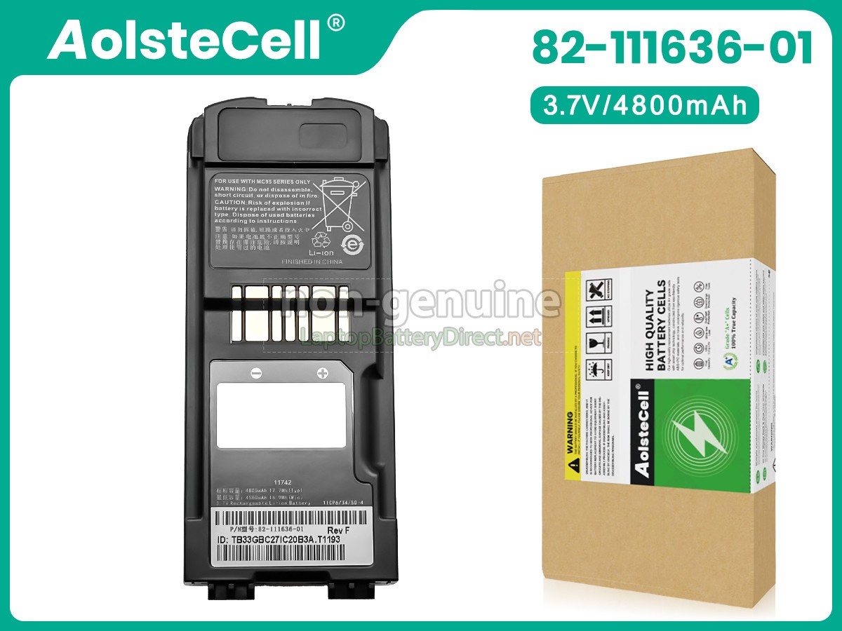replacement Zebra MC9590 battery