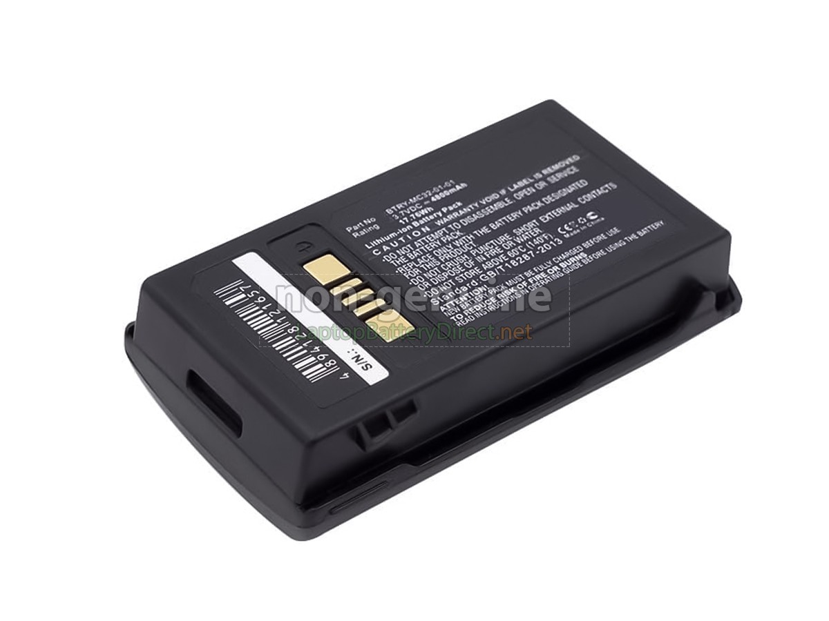 replacement Zebra BTRY-MC33-27MA battery