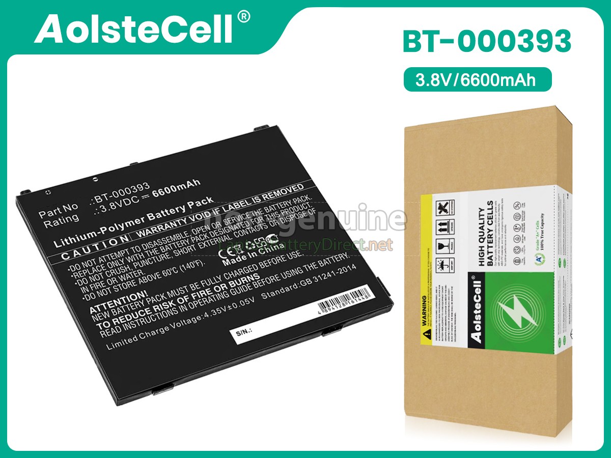 replacement Zebra BT-000393 battery