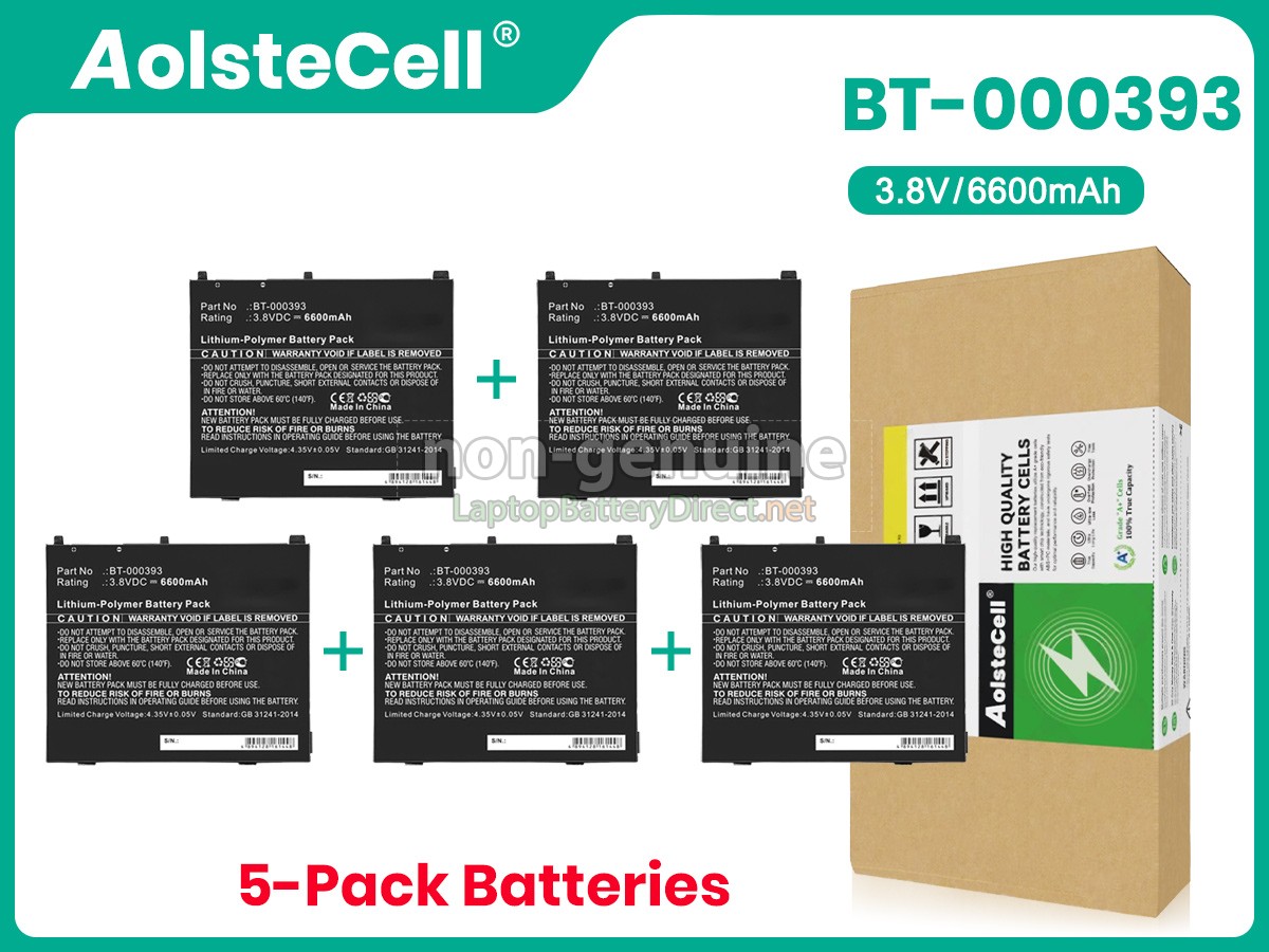 replacement Zebra BT-000393 battery
