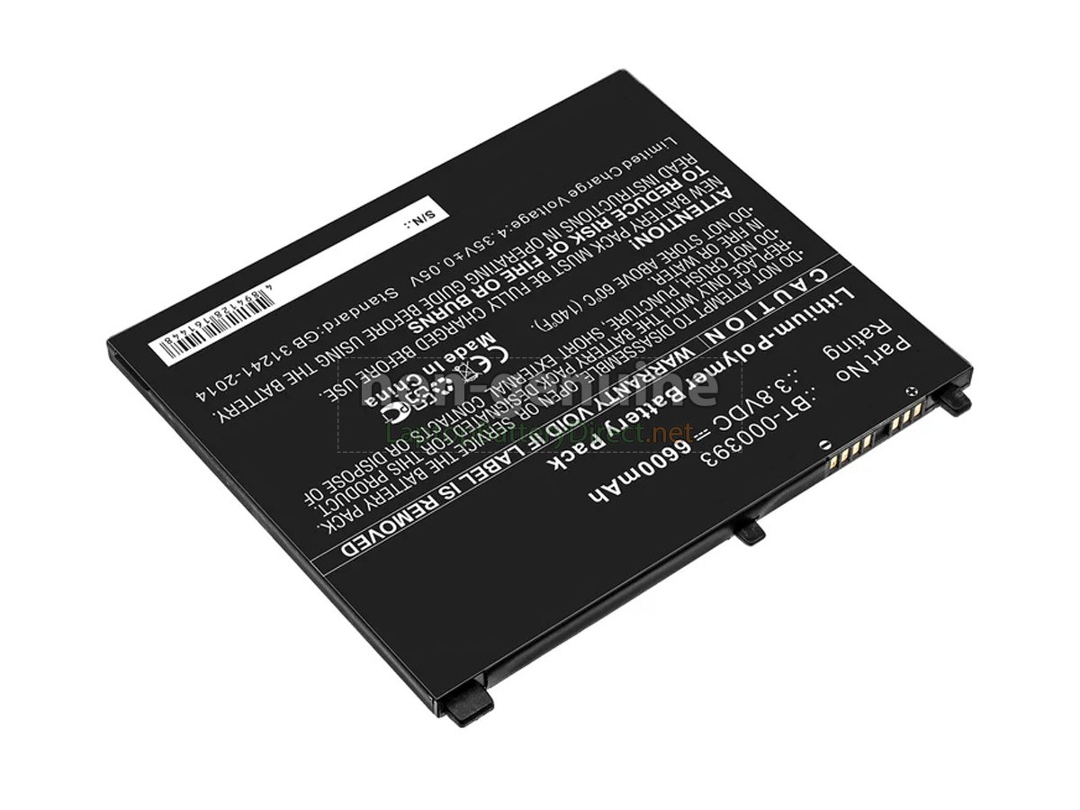 replacement Zebra BT-000393 battery