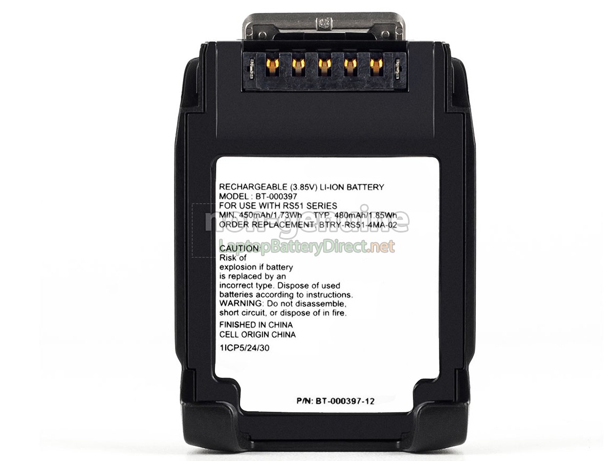 replacement Zebra RS6100 BLUETOOTH RING SCANNER battery