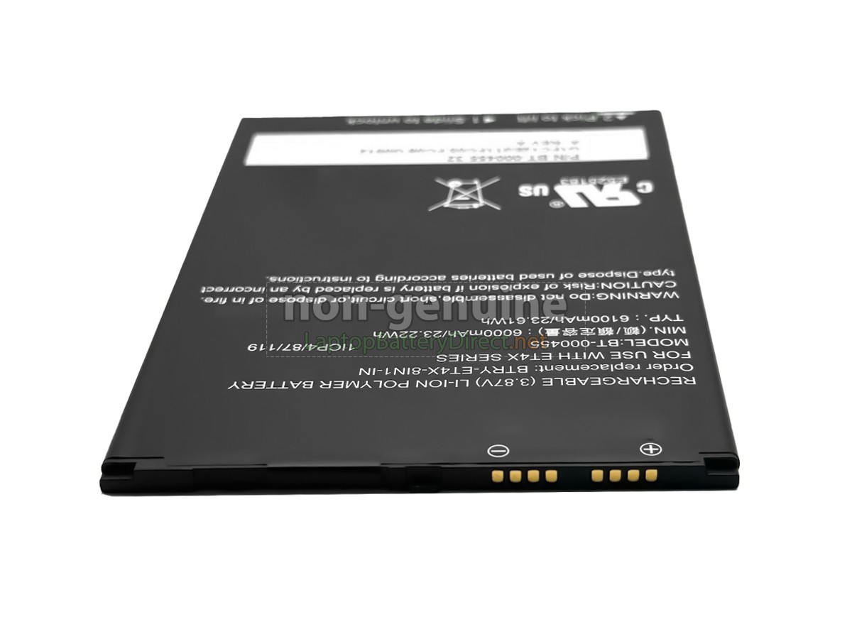 replacement Zebra ET45HC battery