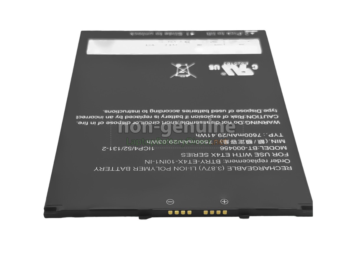 replacement Zebra ET45HC battery