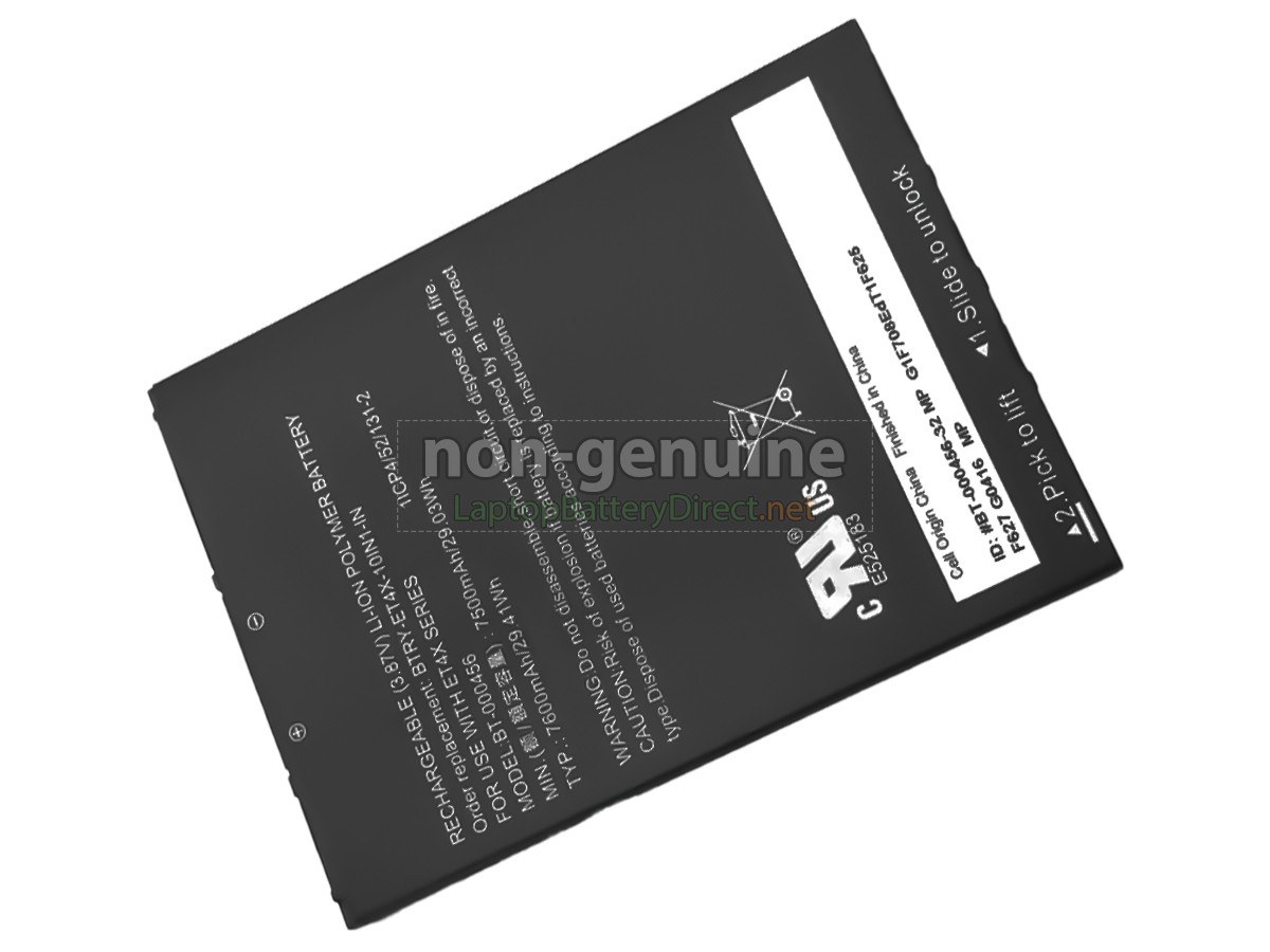 replacement Zebra ET45HC battery