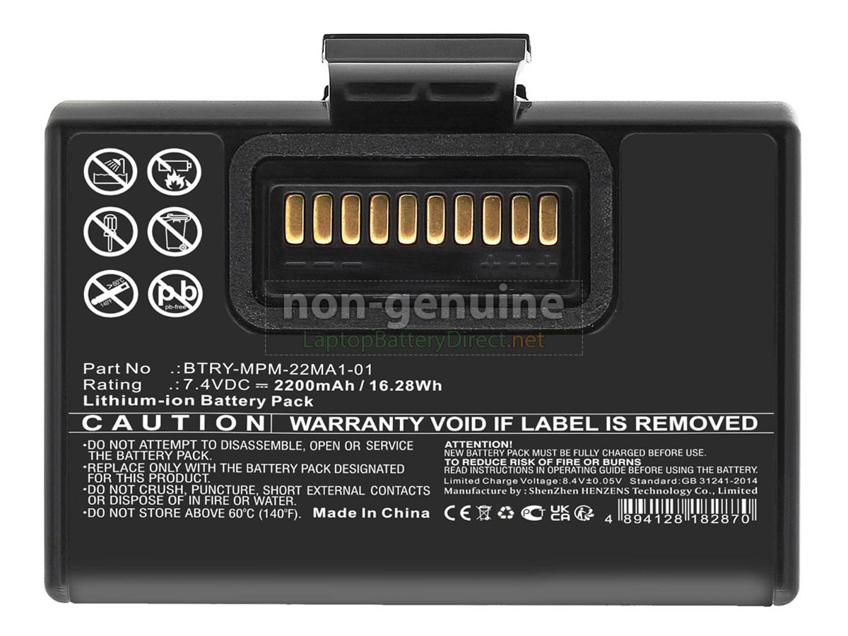 replacement Zebra P1083277 battery