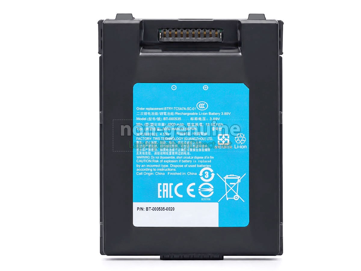 replacement Zebra BT-000535-0020 battery