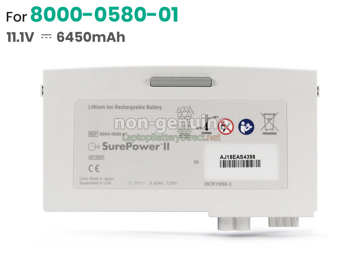 replacement ZOLL SUREPOWER II battery